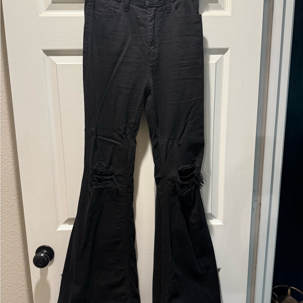 Cello Black Flare & Wide Leg Jeans